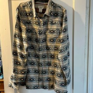 NWT Ariat pearl snap shirt